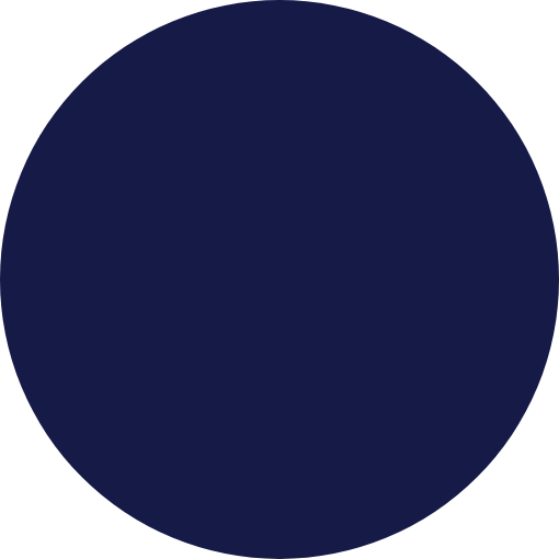 Navy blue circle